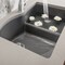 Blanco Diamond 1-3/4 Low Divide, Cinder 441591 - alternate 3