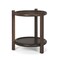 Homeroots 24" Dark Brown Solid Wood Tray Table 605616 - alternate 1