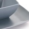Gibson Home 12 Piece Grayson Melamine Square Dinnerware Set in Gray 97563.12 - alternate 5