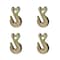 Mytee Products 1/2in Grade 70 Clevis Grab Hooks Wrecker Tow Chain Flatbed Truck Trailer, 4PK GH12x4 - alternate 3