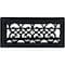 Sierra Grates 4 in. H X 10 in. W Powder Coat Steel, Textured Black Floor Register VIC410-BLK - alternate 2
