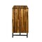 Homeroots 57" Brown and Black Solid Wood Six Drawer Double Dresser 518627 - alternate 3
