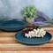 Gibson Home Rockabye 4 Piece Melamine Dinner Plate Set in Dark Teal 136601.04 - alternate 4