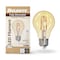 Bulbrite 40W Equivalent Amber Light A19 Dimmable LED Filament Light Bulb, 2PK 861083 - alternate 3