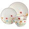 Elama Wildflower Meadow 16 Piece Stoneware Dinnerware Set in White and Multi ELM-WILDFLOWER-MEADOW - alternate 4