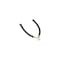 Ultra Dynamic Products Washing Machine Hose 3/8in Hose Thread X 3/4in D FHT 12in Rubber WA6107901 - alternate 1