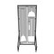 5S Supplies Housekeeping Shadow Board Broom Station V14, Gray / White, Broom, No Text HSB-V14-GRAY/WHITE-BO-NO TEXT - alternate 1