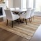 Homeroots 5' X 8' Brown Copper And Ivory Striped Washable Indoor Outdoor Area Rug 597278 - alternate 5