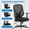 Office Star Products Ventilated Seating Ventilated Seating Office Chair, Black Mesh EM14623-3 - alternate 2