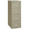 Fireking 4 Drawer, 2 Hr Fire & Impact Rated, Vertical, 32" depth Legal Pewter 4-2157-2PE - alternate 1