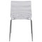 Leisuremod Astor Water Ripple Design Dining Chair, Clear, 4PK AC20CL4 - alternate 3