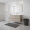 Homeroots 36" Natural Wood Freestanding Bathroom Vanity With White Sink And Two Drawers 627478 - alternate 3