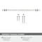 Amerock Carrione 10-1/16 inch 256mm Center-to-Center Marble White/Oil-Rubbed Bronze Cabinet Pull BP36664MWORB - alternate 2