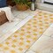 Jonathan Y Darcy Traditional Geometric Bold Gingham Yellow/Cream 2 ft. x 8 ft. Indoor/Outdoor Runner Rug TSN201D-28 - alternate 3