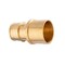 Thrifco Plumbing 3/4" x 3/4" Brass Male Sweat Adapter F1960 x Sweat Lead Free - (PEX A) 7920041 - alternate 2