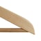 Nahanco 17in Natural Gloss Flat Wooden Suit Hanger w/ Stationary Pant Bar, 100PK 80-17 - alternate 2