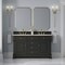 James Martin Vanities Brookfield 60" Double Vanity, Black Onyx, w/ 3 CM Tajnar Eclos Top 547-V60D-BKO-3TJR - alternate 5