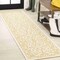 Jonathan Y Charleston Vintage Filigree Textured Weave Cream/Yellow 2 ft. x 10 ft. Indoor/Outdoor Runner Rug SMB106M-210 - alternate 1