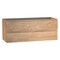 Homeroots 48" Oak Wood Freestanding Bathroom Vanity With White Sink And Two Drawers 627508 - alternate 1