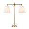 Jonathan Y Ruth 31" 2-Light Contemporary Farmhouse Adjustable Metal Library LED Table Lamp, Gold Painting JYL3074A - alternate 1
