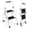 Wrightmaster 2-Step Steel Step Stool, 7 ft. Reach, with Anti-Slip Pedal and Handrails, 330 lb. Load Capacity ZOR-P372964 - alternate 1