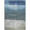 Homeroots 10' X 14' Blue And Gray Abstract Washable Indoor Outdoor Area Rug 632046 - alternate 3