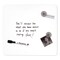 Quartet Tin Dry Erase Board, 11.5 x 11.5, Randomly Assorted Color Surface TSQ1212A - alternate 2