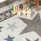 Jonathan Y Star Gazer Geometric Machine-Washable Ivory/Blue/Orange 3 ft. x 5 ft. Area Rug KDW100A-3 - alternate 3