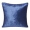 Homeroots 20" X 20" Blue Geometric Polyester Zippered Pillow With Beads 535234 - alternate 2