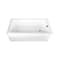 Kingston Brass 66-Inch Acrylic Rectangular 3-Wall Alcove Tub Combo w/ Waste and Overflow Drain, Right Hand Drain CVTAP663222R3 - alternate 1