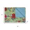 Homeroots 50" X 70" Green And Red Floral Cotton Quilted Kantha Throw Blanket with Embroidery 544518 - alternate 3