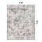 World Rug Gallery Transitional Distressed Medallion Washable Non Slip Area Rug 8 ft x 10 ft Gray WR79GRAY8X10 - alternate 3