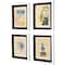 Homeroots Set Of Four Lepal I White Framed Print Wall Art, 4PK 526952 - alternate 2