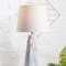 Jonathan Y Owen 20.5" Contemporary Resin LED Table Lamp, White Marble Finish JYL1037A - alternate 4