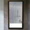 Homeroots 18" Black Wood Floating Double Door Bathroom Vanity And Medicine Cabinet With Mirror 478206 - alternate 3