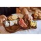 Picnic Time Family Of Brands Reversible Snowman Sectioned Serving Tray with Knife, Stained Parawood 847-06-512-000-0 - alternate 2