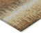 Homeroots 9' X 12' Brown Beige And Ivory Striped Washable Indoor Outdoor Area Rug 598368 - alternate 3