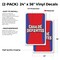 Signmission Casa De Deportes, Vinyl Decals Only 24 Inch x 36 Inch, Vinyl Decal, 2PK DSB-2436-2PACK-30355 - alternate 2
