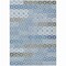 Homeroots 3' X 5' Denim Blue Gray And Ivory Floral Washable Indoor Outdoor Area Rug 617494 - alternate 3