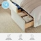Martha Stewart Kian Queen Upholstered Platform Bed with Wingback Headboard and 4 Side Storage Drawers XH-8528-Q-WH-MS - alternate 3