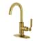 Kingston Brass Single-Handle Bar Faucet, Brushed Brass KSD8507KL - alternate 1