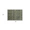 Homeroots 2' X 3' Blue and Green Floral Washable Non Skid Indoor Outdoor Area Rug 564329 - alternate 2