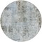 Homeroots 8' Brown Taupe And Gray Round Abstract Washable Indoor Outdoor Area Rug 587874 - alternate 4