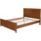 Homeroots Brown Solid Wood Queen Bed Frame 523660 - alternate 3