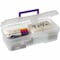 Akro-Mils Supply Storage Box, 12 in L, 6 in W, 4 in H AKM09912CLPUR - alternate 2