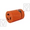 Ac Works Adapter Household 15A 5-15P Plug to Locking 20A L5-20R Female Connector with cCSAus approval AD515L520 - alternate 3