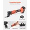 Vevor Cordless Oscillating Tool 20V Oscillating Multi Tool 6 Speed 2.0Ah Battery GX-LMT02 - alternate 2