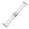 Elegani Mesh Rubber Watch Replacement Band Compatible with Apple Watch 40mm, White MRSA-WHT-40mm - alternate 1