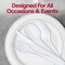 Smarty Had A Party Medium Weight Disposable Plastic Spoons, 1000PK 752-CASE - alternate 3