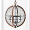 Jonathan Y Gaines 16" 4-Light Adjustable Iron Rustic Industrial LED Pendant, Brown/Silver JYL7518A - alternate 8